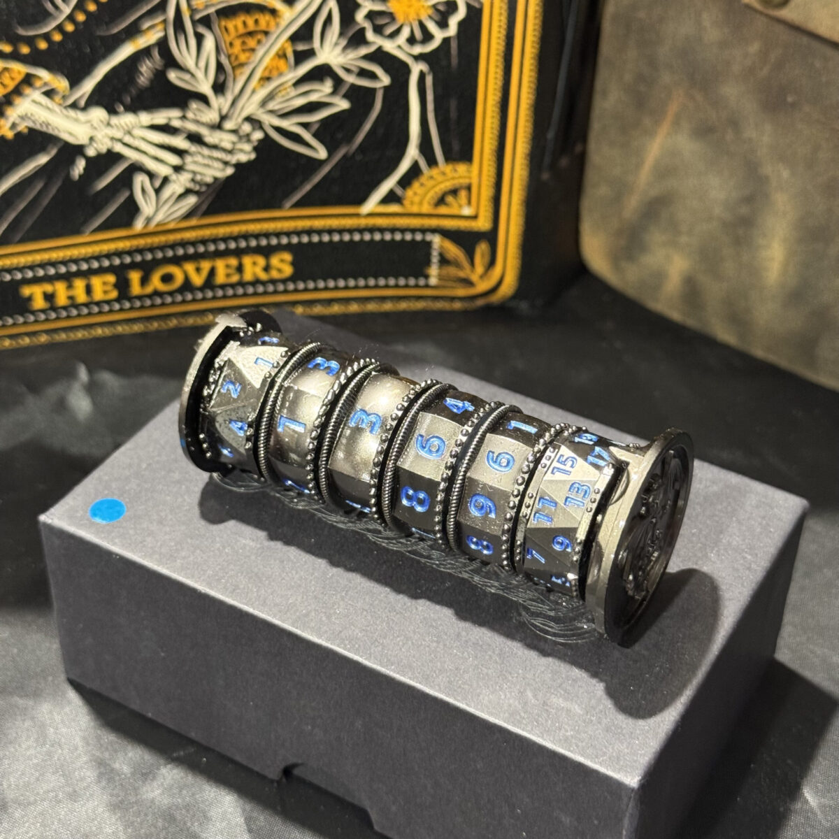 Torre Spinner - nero nickel+blu - immagine 2