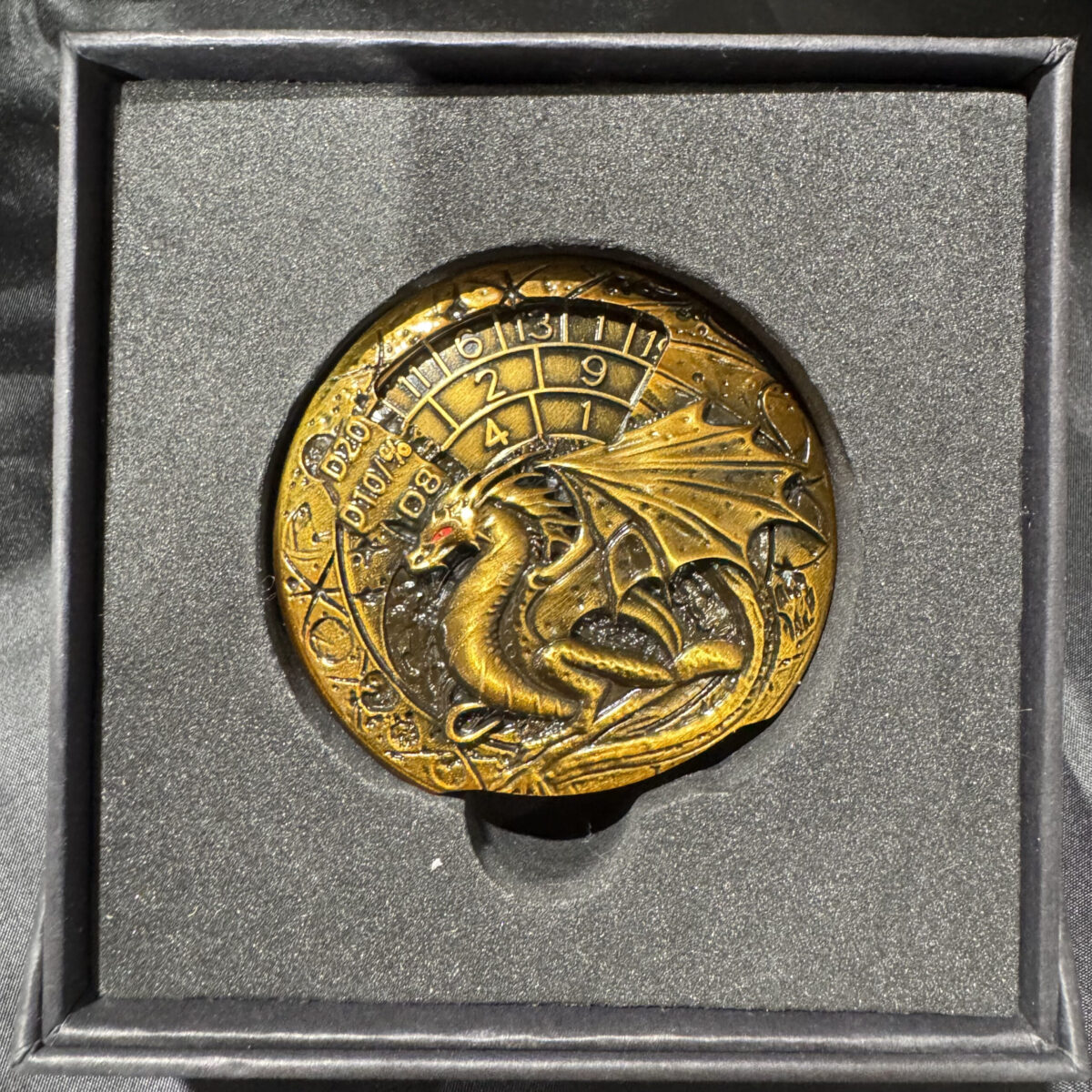 Spinner Cthulhu+Drago - oro anticato - immagine 2