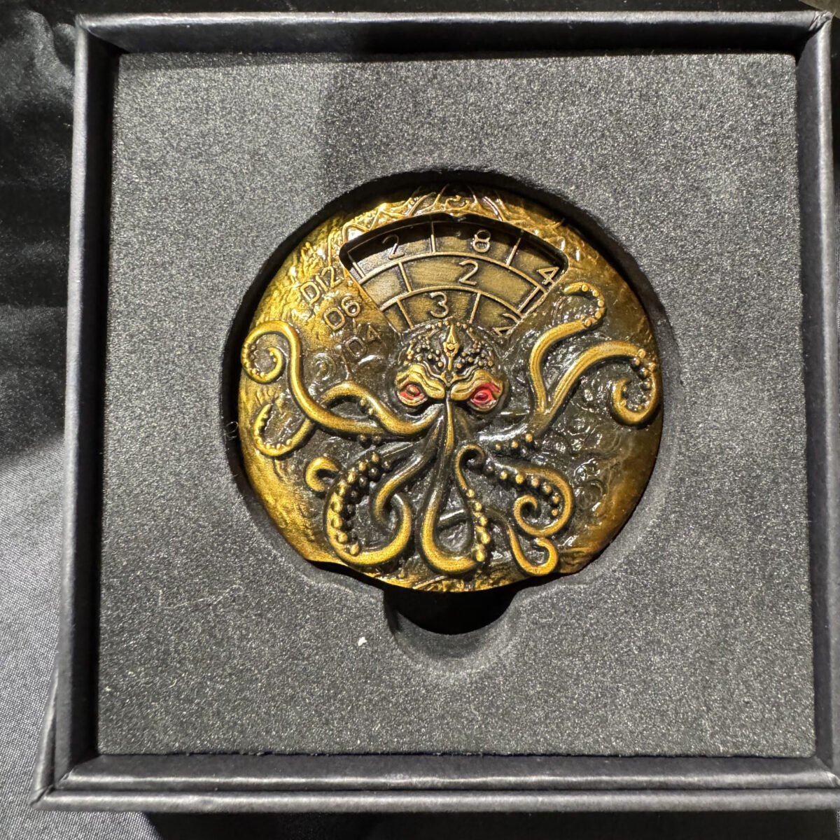 Spinner Cthulhu+Drago - oro anticato