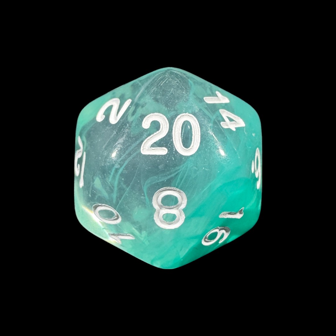 Light blue nebula dice - Image 2