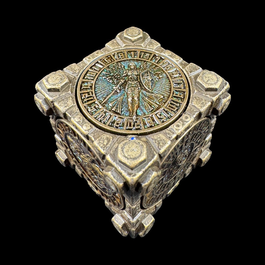 Spinner Bolts Cube - Gold