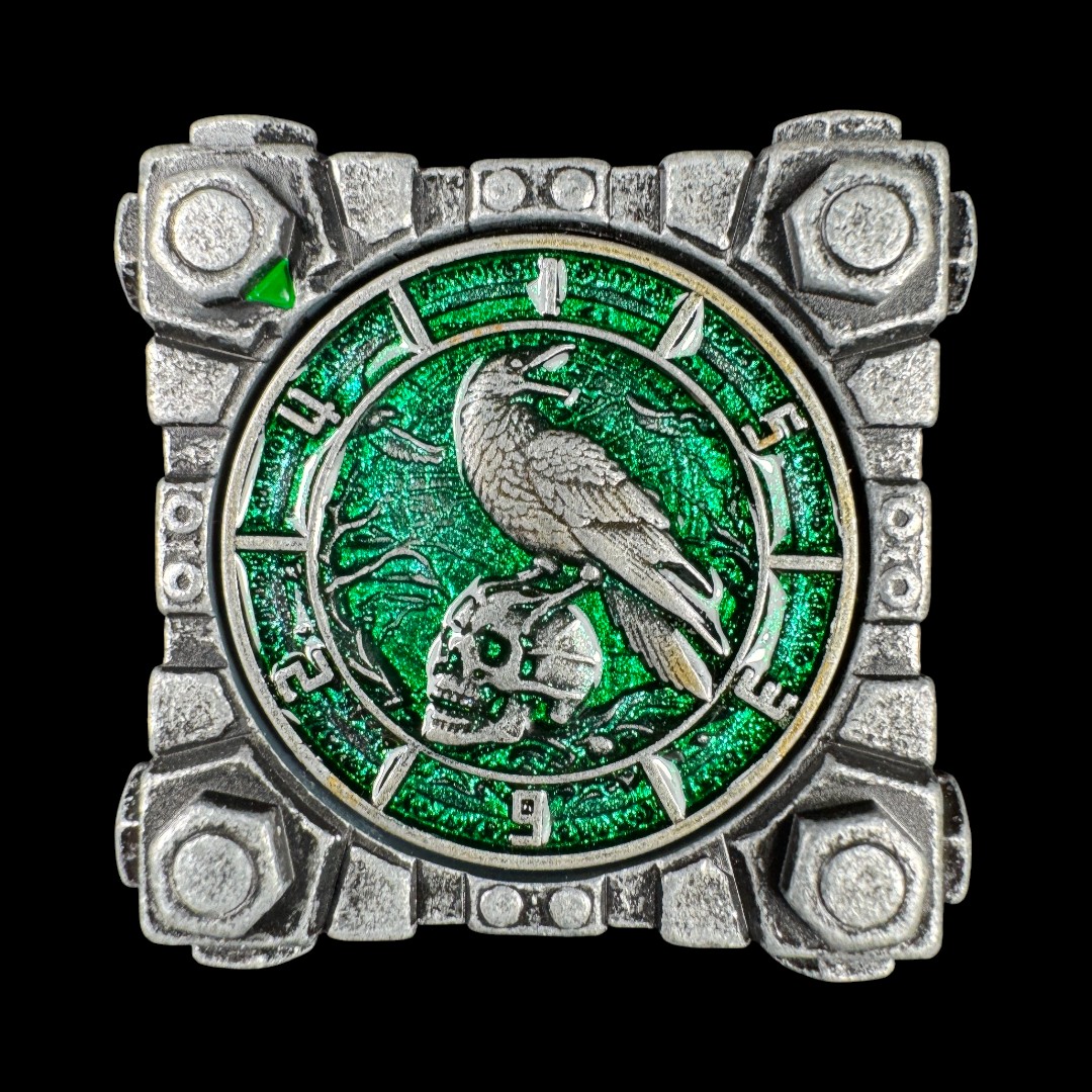 Spinner Bolts Cube - Nickel Black+Green - Image 6