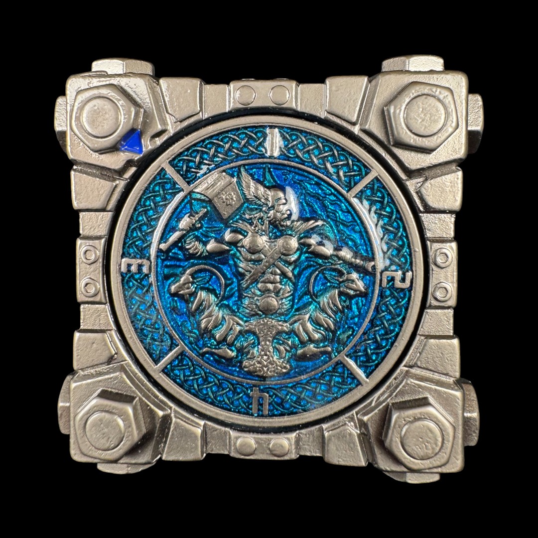 Spinner Bolts Cube - Nero Nickel+Blu - immagine 7